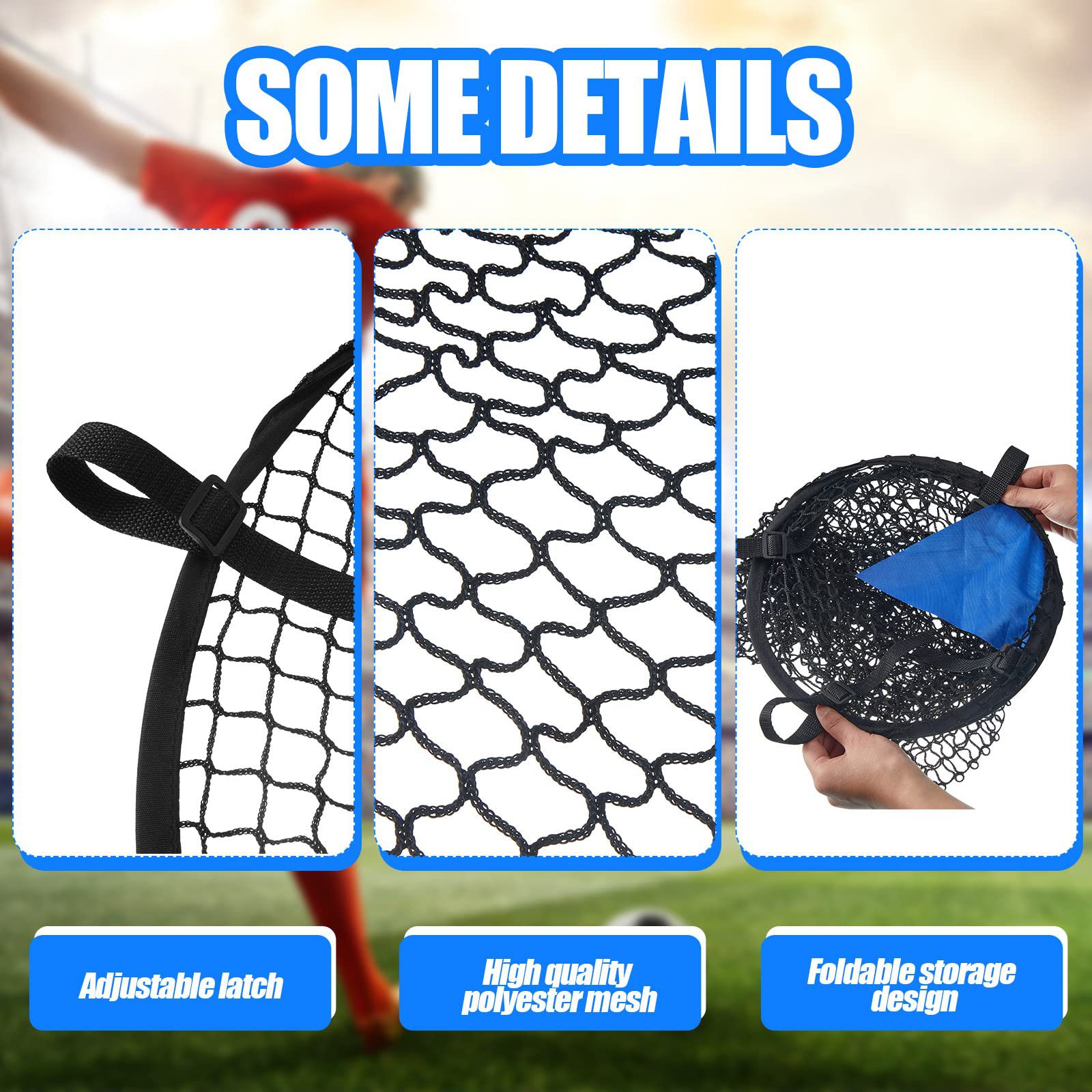 ตาข่ายประตูฟุตบอลพกพาแบบพับได้ - Training Net Mini บทวิจารณ์และราคา