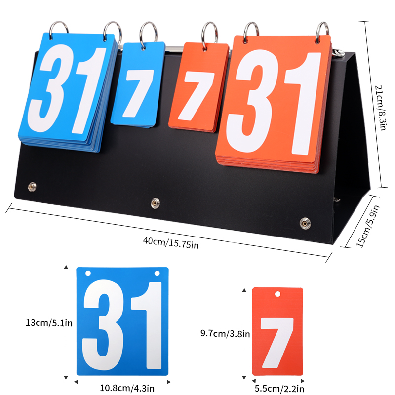 ป้ายคะแนนแบบพลิก 4 หลัก 1 ชิ้น - Badminton Score Counter บทวิจารณ์และราคา