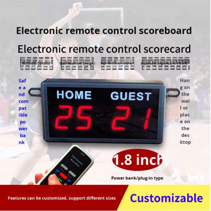 เครื่องนับคะแนนหน้าจอ LED ขนาด - Badminton Score Counter บทวิจารณ์และราคา