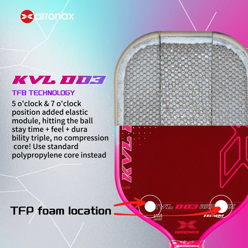 ไม้พายพิคเคิลบอล Arronax คาร์บ - Racket Vibration Dampener บทวิจารณ์และราคา