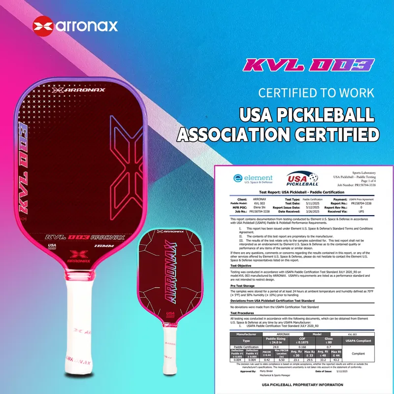 ไม้พายพิคเคิลบอล Arronax คาร์บ - Racket Vibration Dampener บทวิจารณ์และราคา