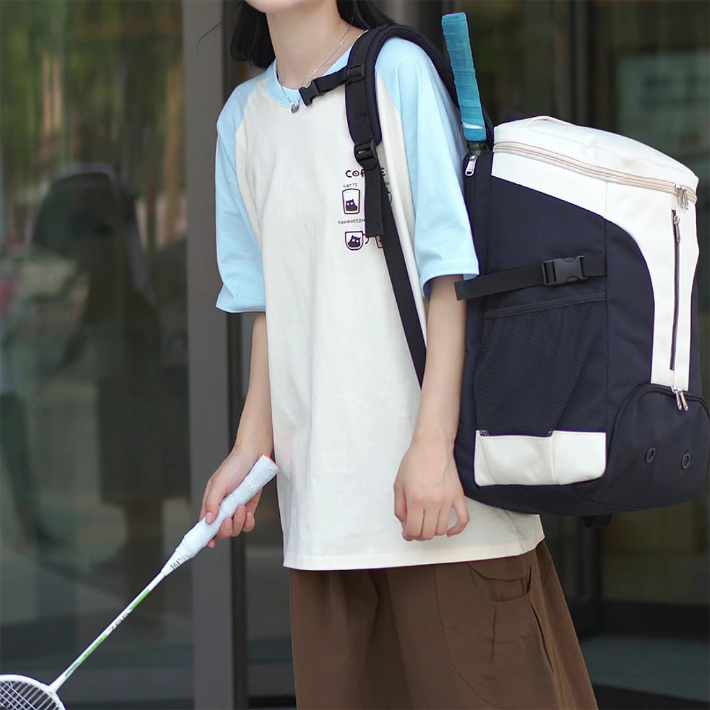 ไม้แบดมินตันกระเป๋าเป้สะพายหลั - Badminton Xxl บทวิจารณ์และราคา