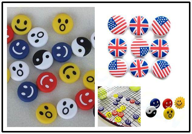 ยิ้ม National flag ไม้เทนนิส D - Racket Vibration Dampener บทวิจารณ์และราคา